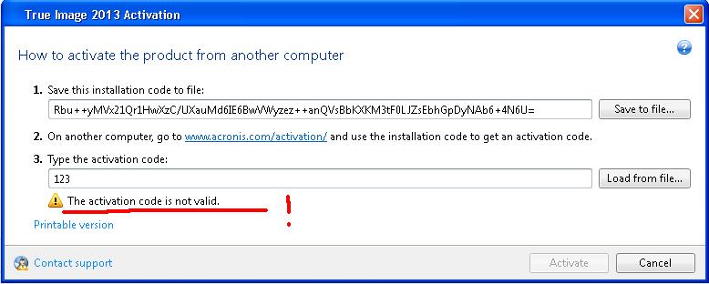 acronis true image home 2013 activation key