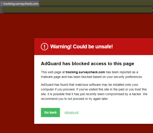 adguard blocking citi access