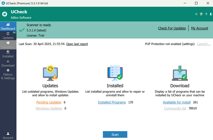 UCheck Software Updater 5.4.0.0 Screenshot2024-04-30215630.thumb.png.56e5f19f62df543f320ddf660dc0bec3